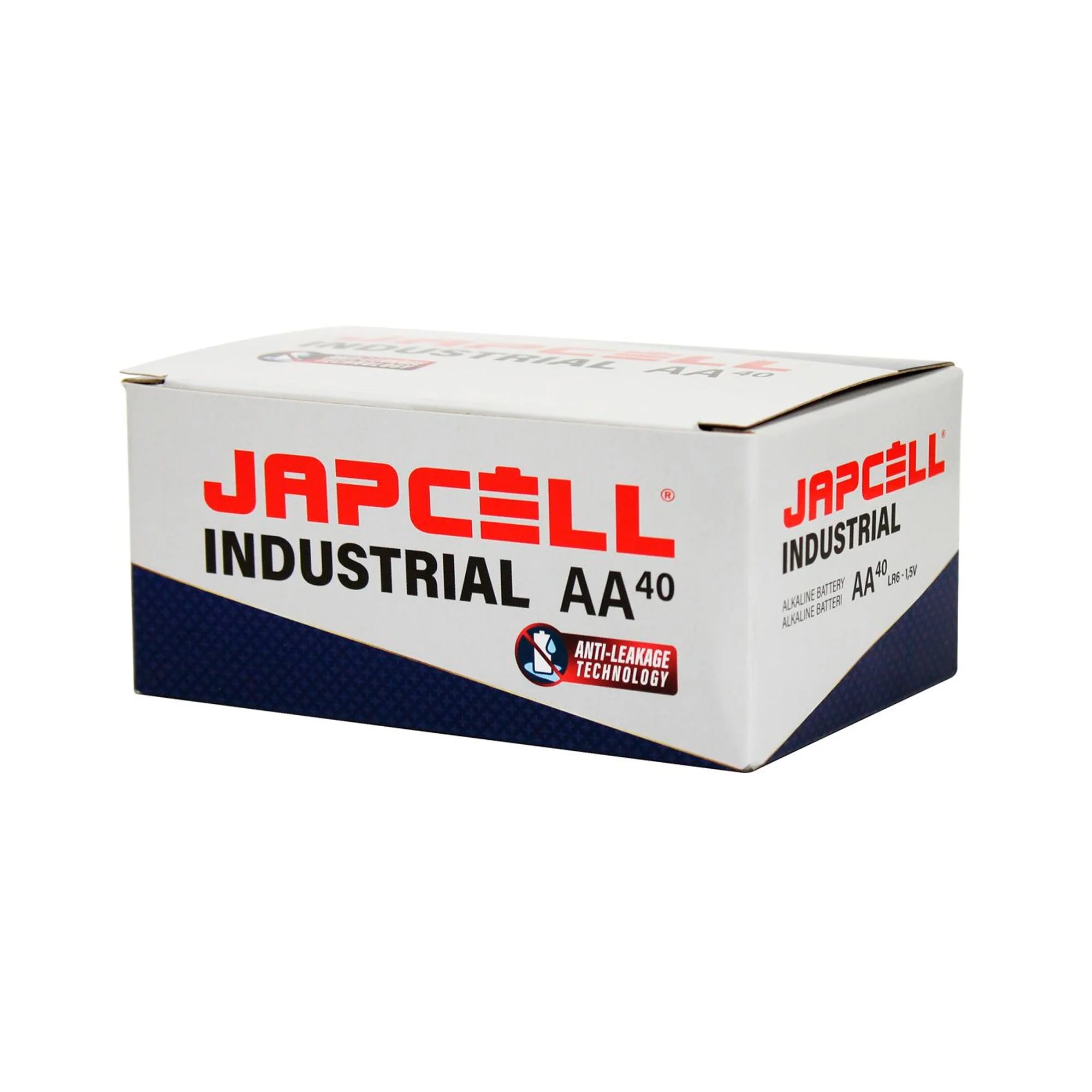 Japcell - AA / LR06 Industrial Alkaline Batterier - 40 Stk. Pakning fra Japcell - billede nr. 1 hos GrejFreak.dk