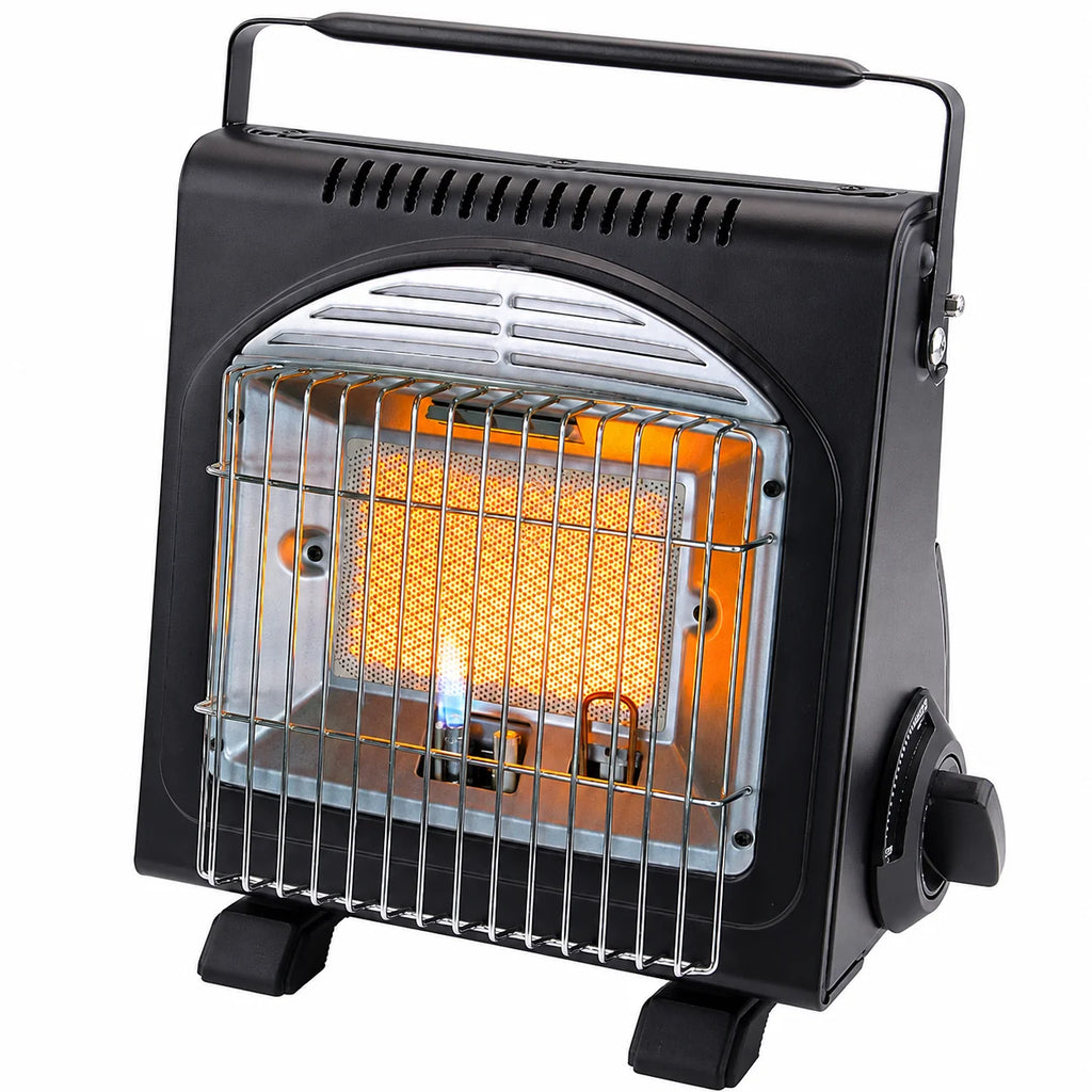 Readybox - Kompakt Gasvarmeoven // Sort fra Readybox - billede nr. 1 hos readybox.dk