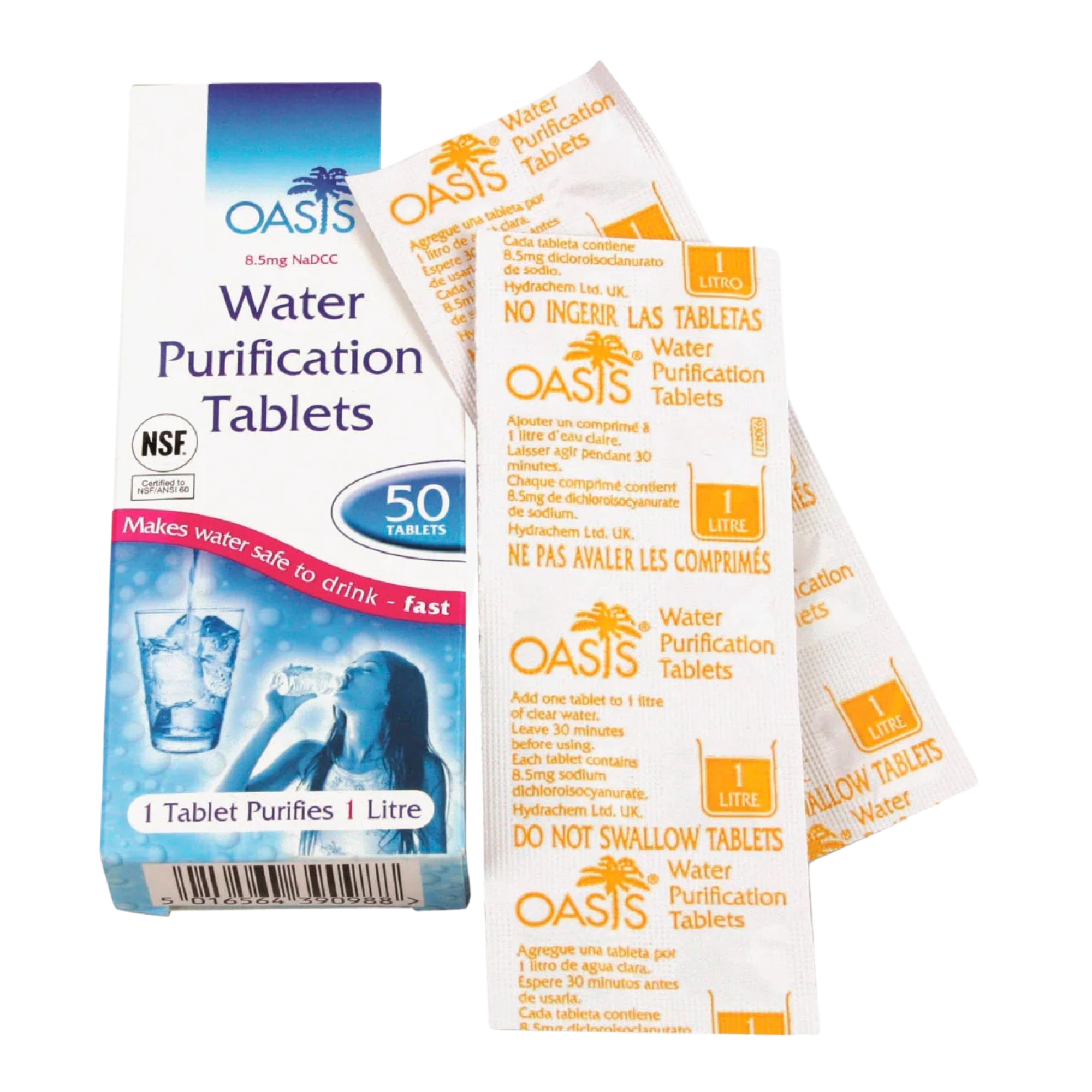 Highlander - Oasis vandrensningstabletter - Billede nr. 1 - ReadyBox.dk