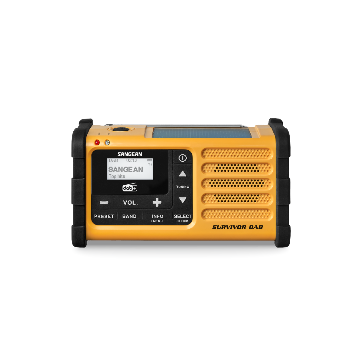Sangean - MMR-88 DAB+/FM-RDS Multi-Powered Nødradio // Gul - Billede nr. 1 - ReadyBox.dk