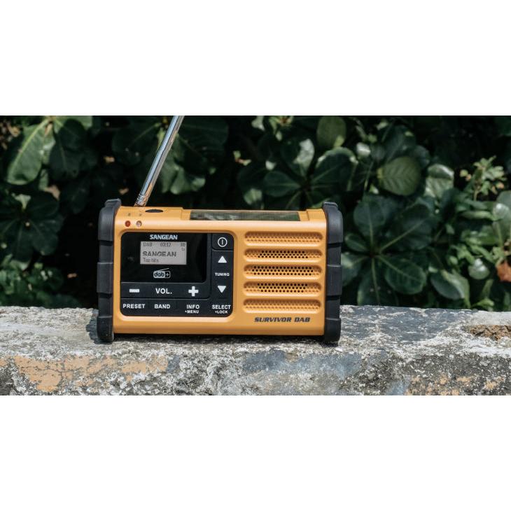 Sangean - MMR-88 DAB+/FM-RDS Multi-Powered Nødradio // Gul - Billede nr. 9 - ReadyBox.dk