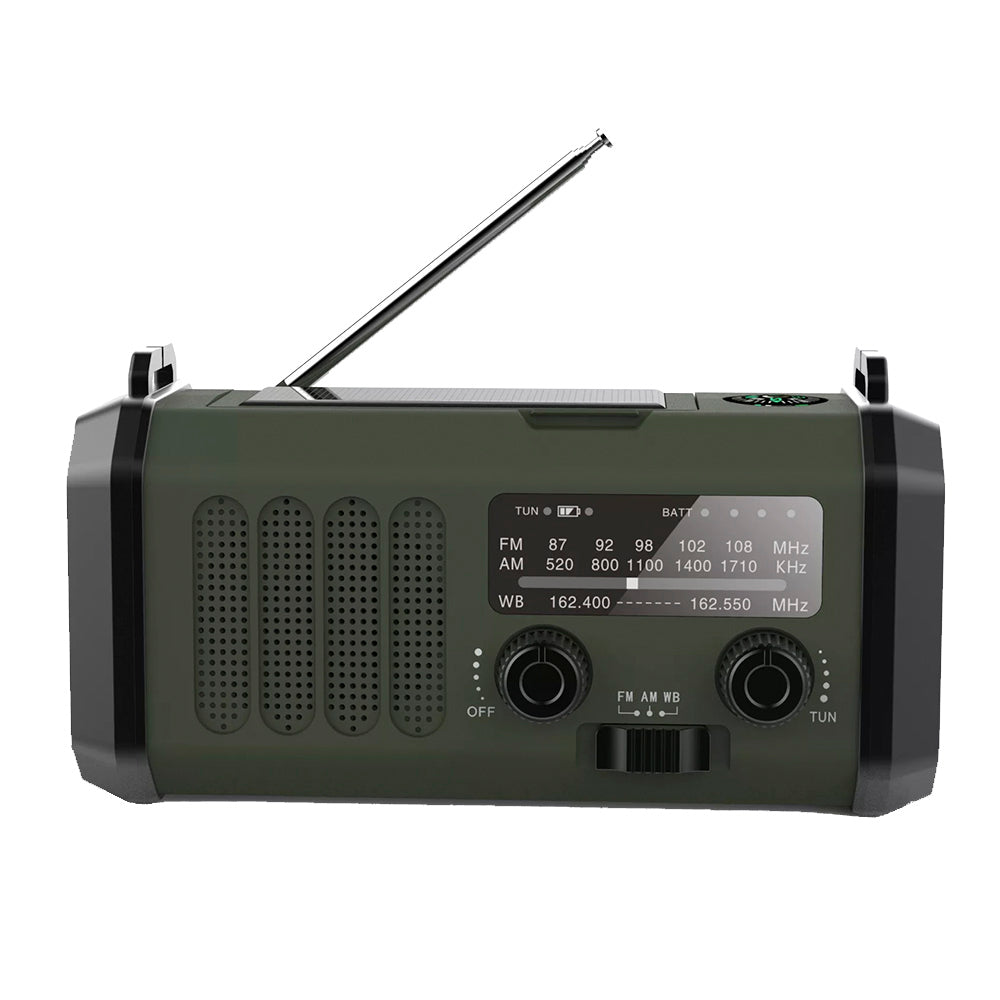 Sunny Hiker - Nødradio m. Powerbank 10.000 mAh // Grøn - Billede nr. 3 - ReadyBox.dk