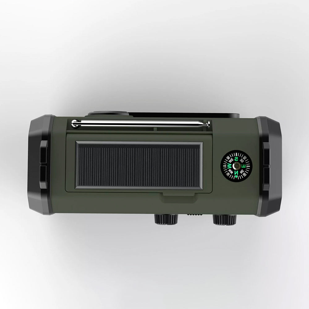 Sunny Hiker - Nødradio m. Powerbank 10.000 mAh // Grøn - Billede nr. 4 - ReadyBox.dk