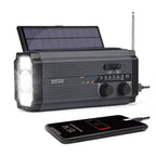 Sunny Hiker - Nødradio m. Powerbank 5.000 mAh // Sort - Billede nr. 4 - ReadyBox.dk