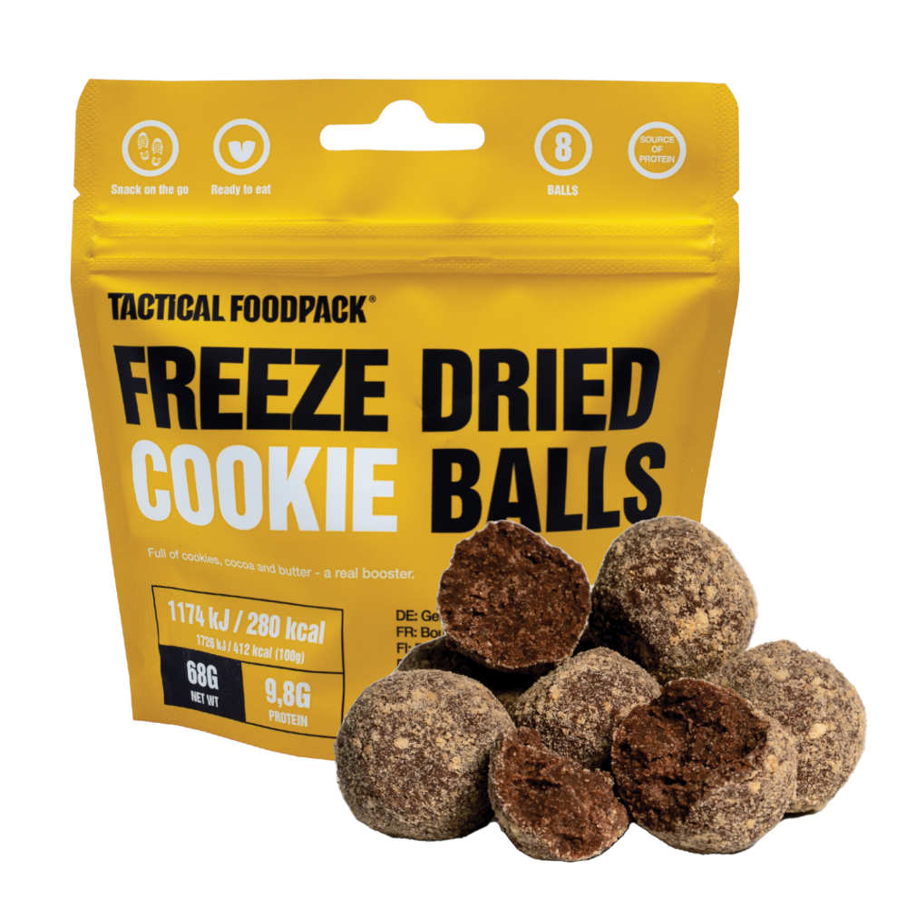 Tactical Foodpack - Frysetørrede Småkagekugler - Billede nr. 1 - ReadyBox.dk