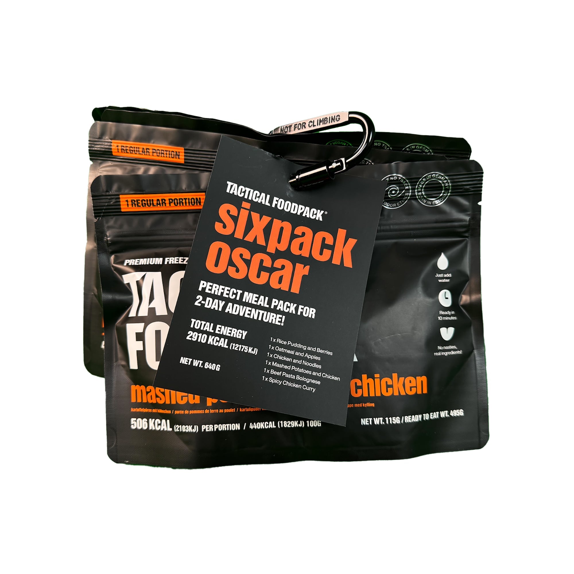 Tactical Foodpack - Sixpack Oscar Feltration, 6 måltider - Billede nr. 1 - ReadyBox.dk