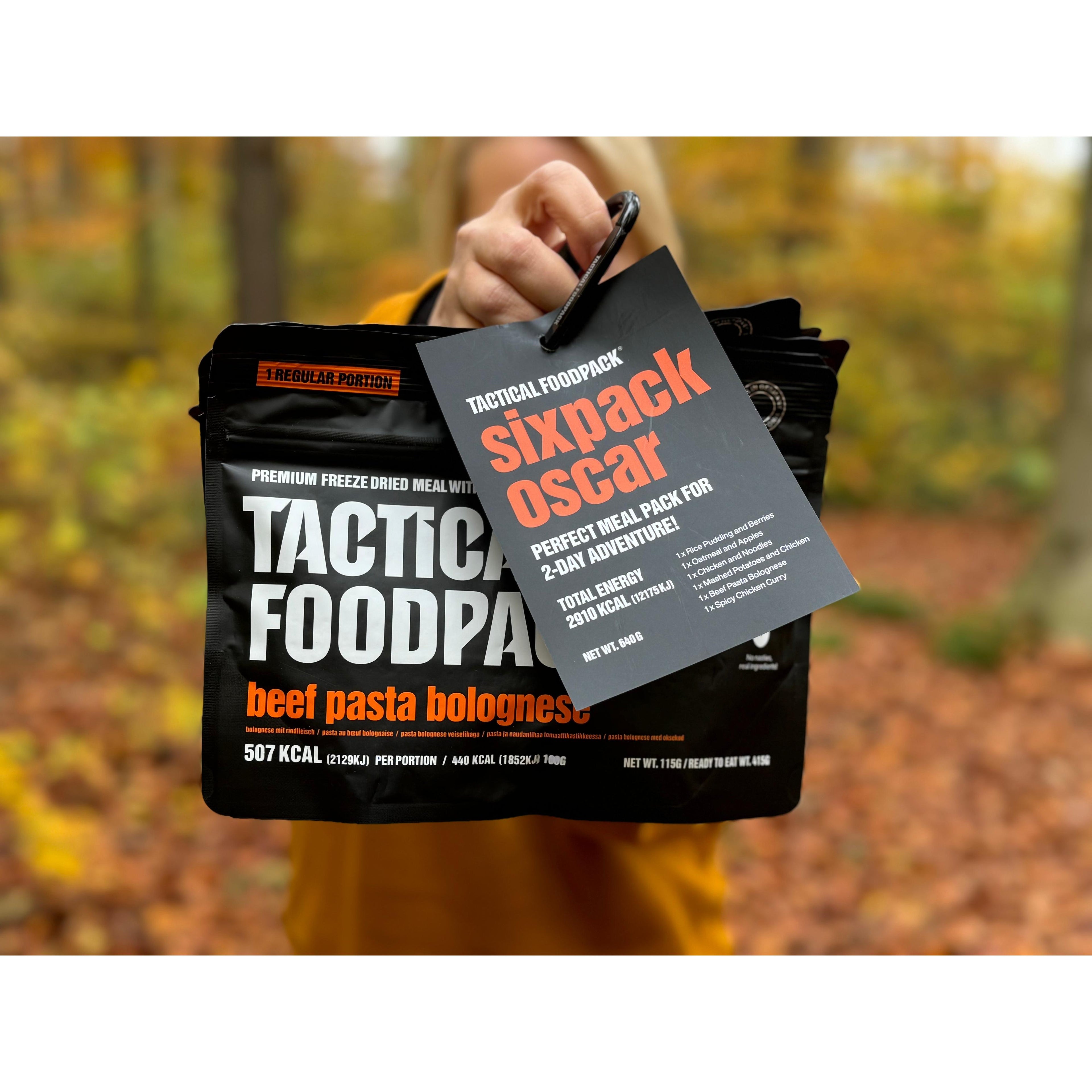 Tactical Foodpack - Sixpack Oscar Feltration, 6 måltider - Billede nr. 2 - ReadyBox.dk