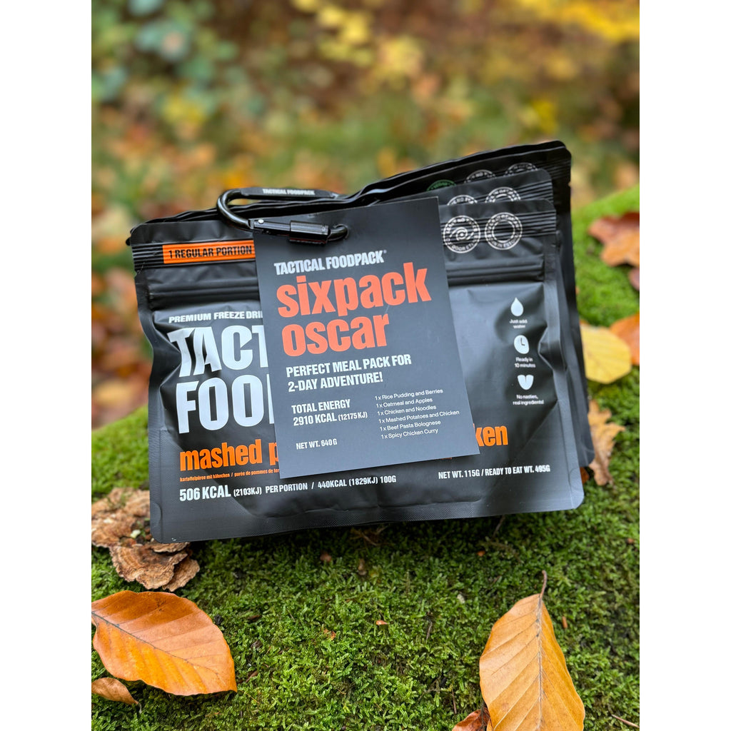 Tactical Foodpack - Sixpack Oscar Feltration, 6 måltider - Billede nr. 3 - ReadyBox.dk