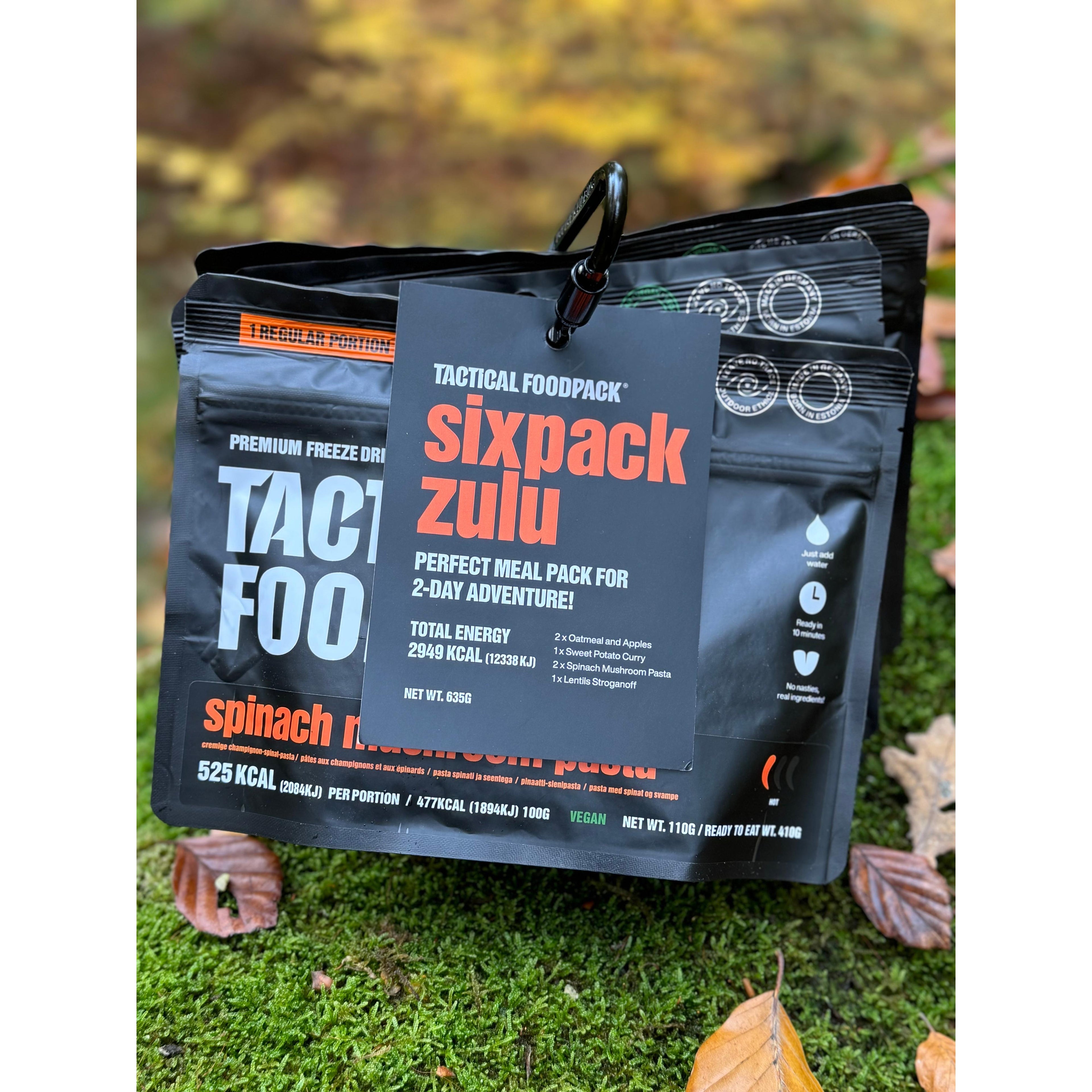 Tactical Foodpack - Sixpack Zulu Feltration, 6 måltider - Billede nr. 2 - ReadyBox.dk