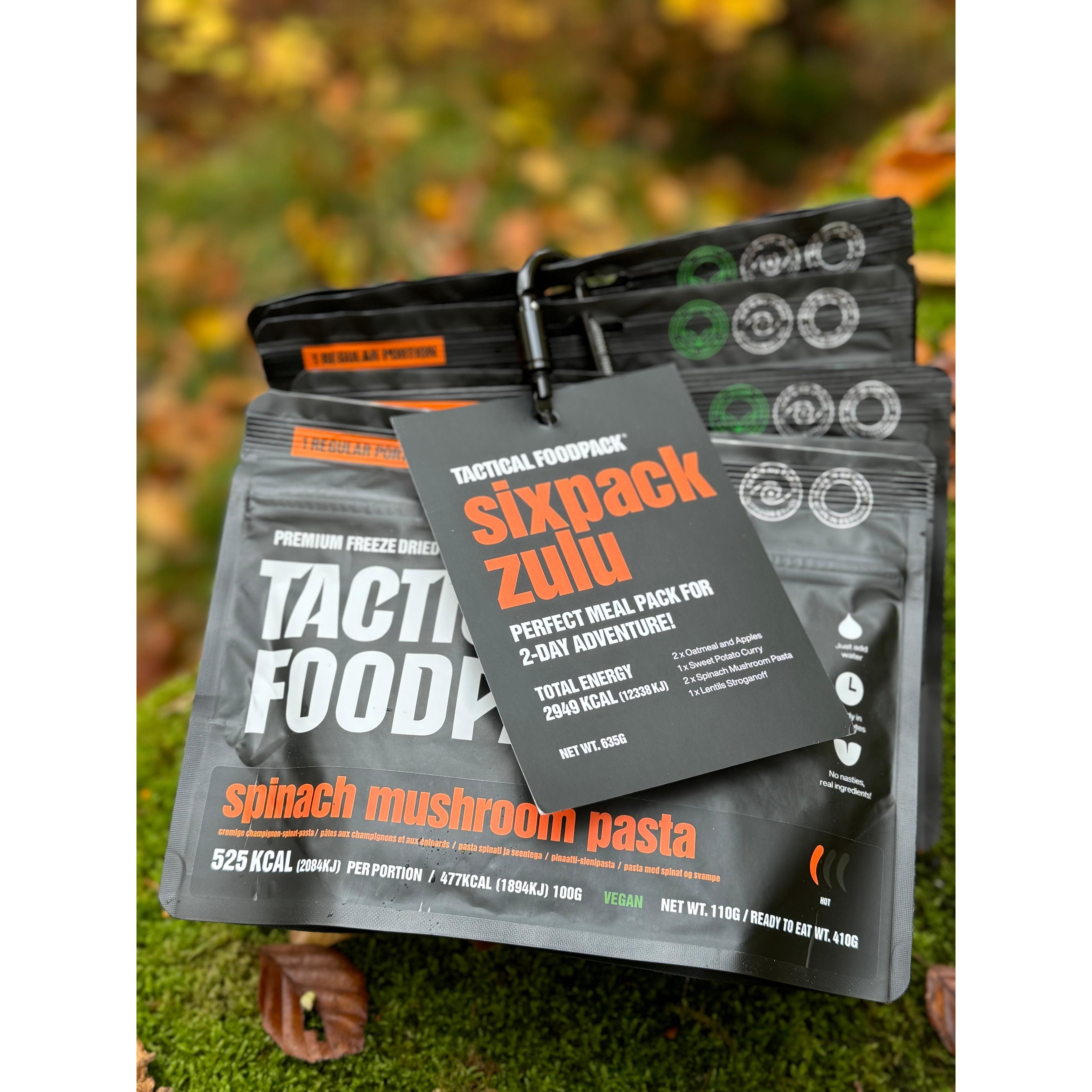 Tactical Foodpack - Sixpack Zulu Feltration, 6 måltider - Billede nr. 3 - ReadyBox.dk