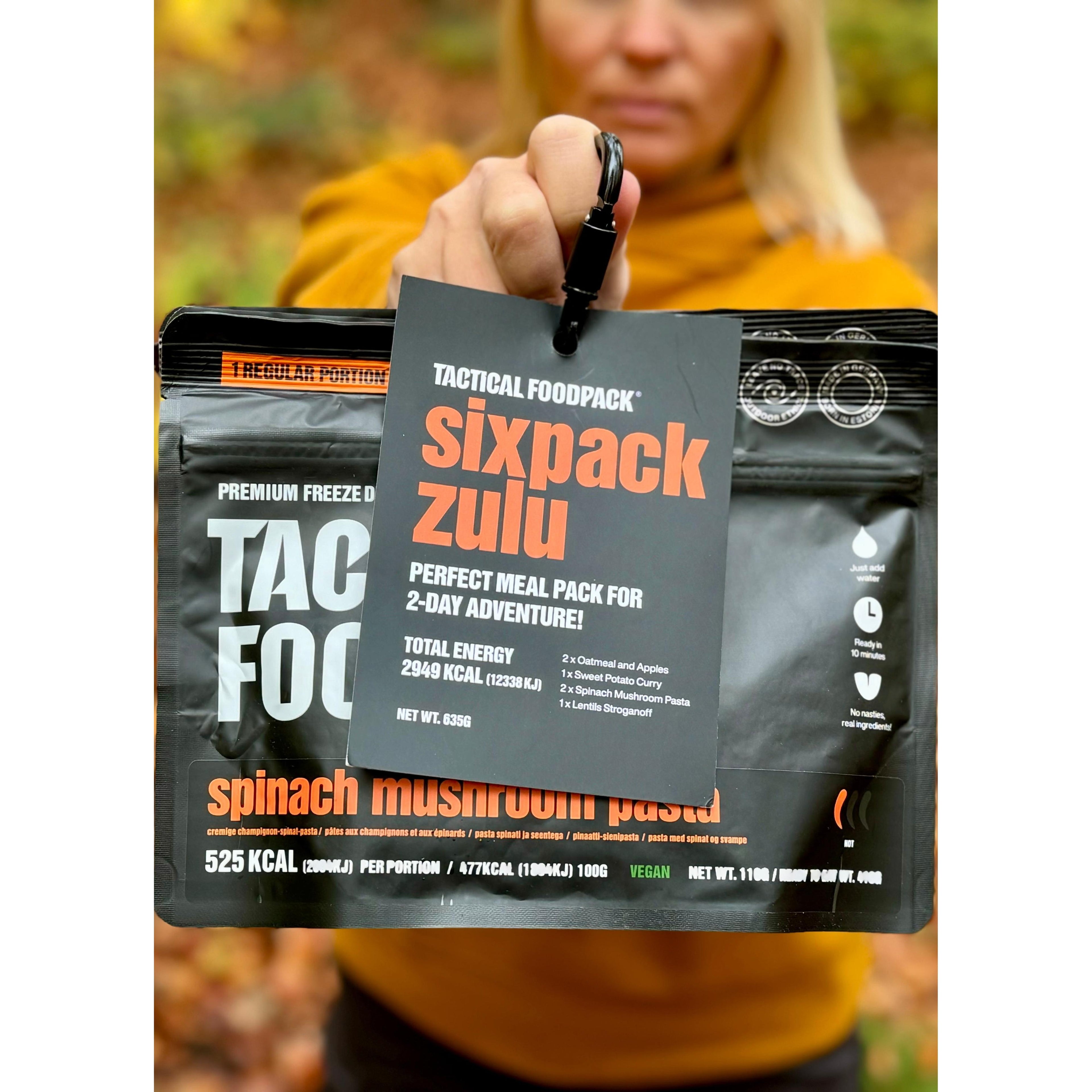 Tactical Foodpack - Sixpack Zulu Feltration, 6 måltider - Billede nr. 5 - ReadyBox.dk