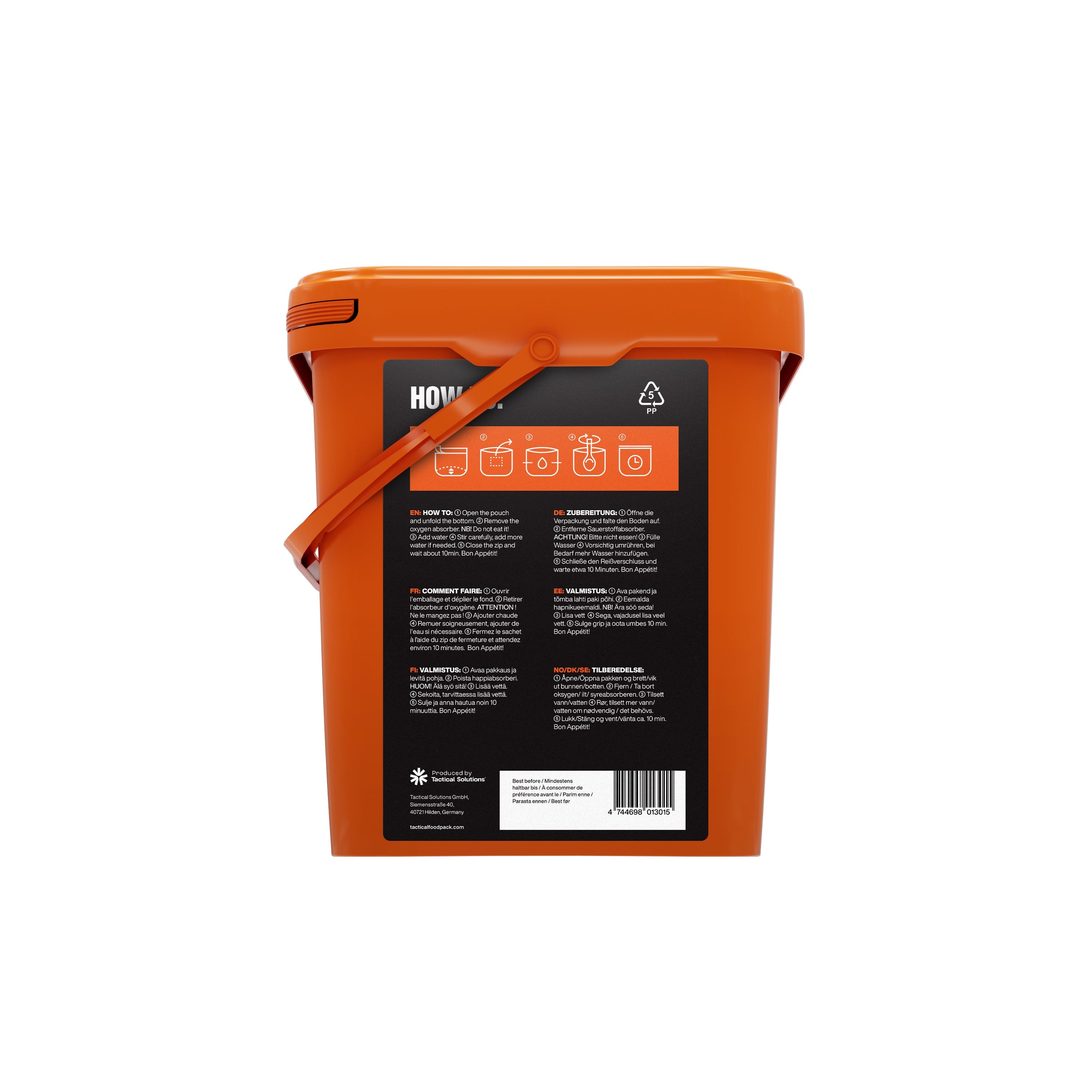 Tactical Foodpack - Survival Weekpack Mike Feltration, 21 måltider - Billede nr. 3 - ReadyBox.dk