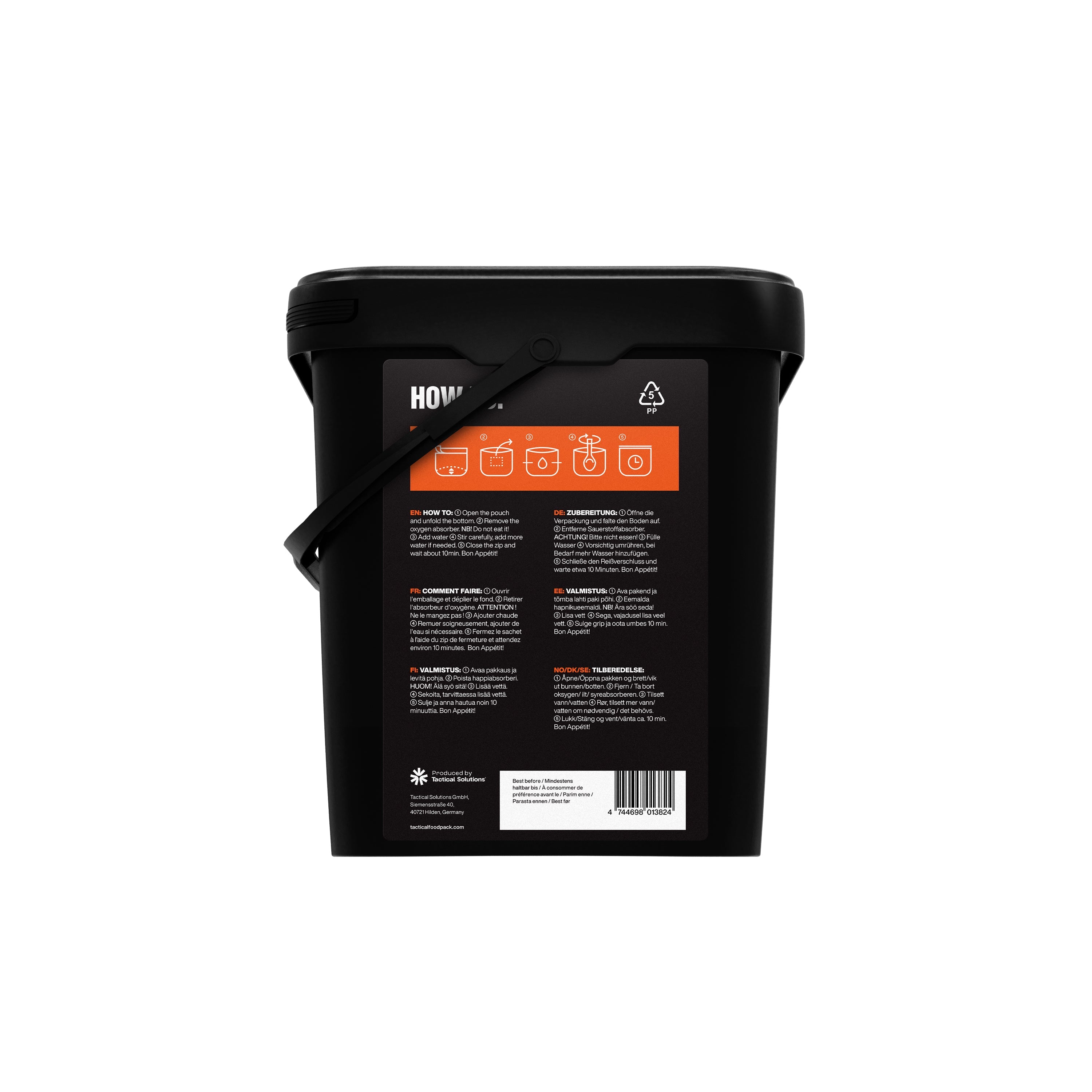 Tactical Foodpack - Vegansk Weekpack Juliett Feltration, 21 måltider - Billede nr. 3 - ReadyBox.dk
