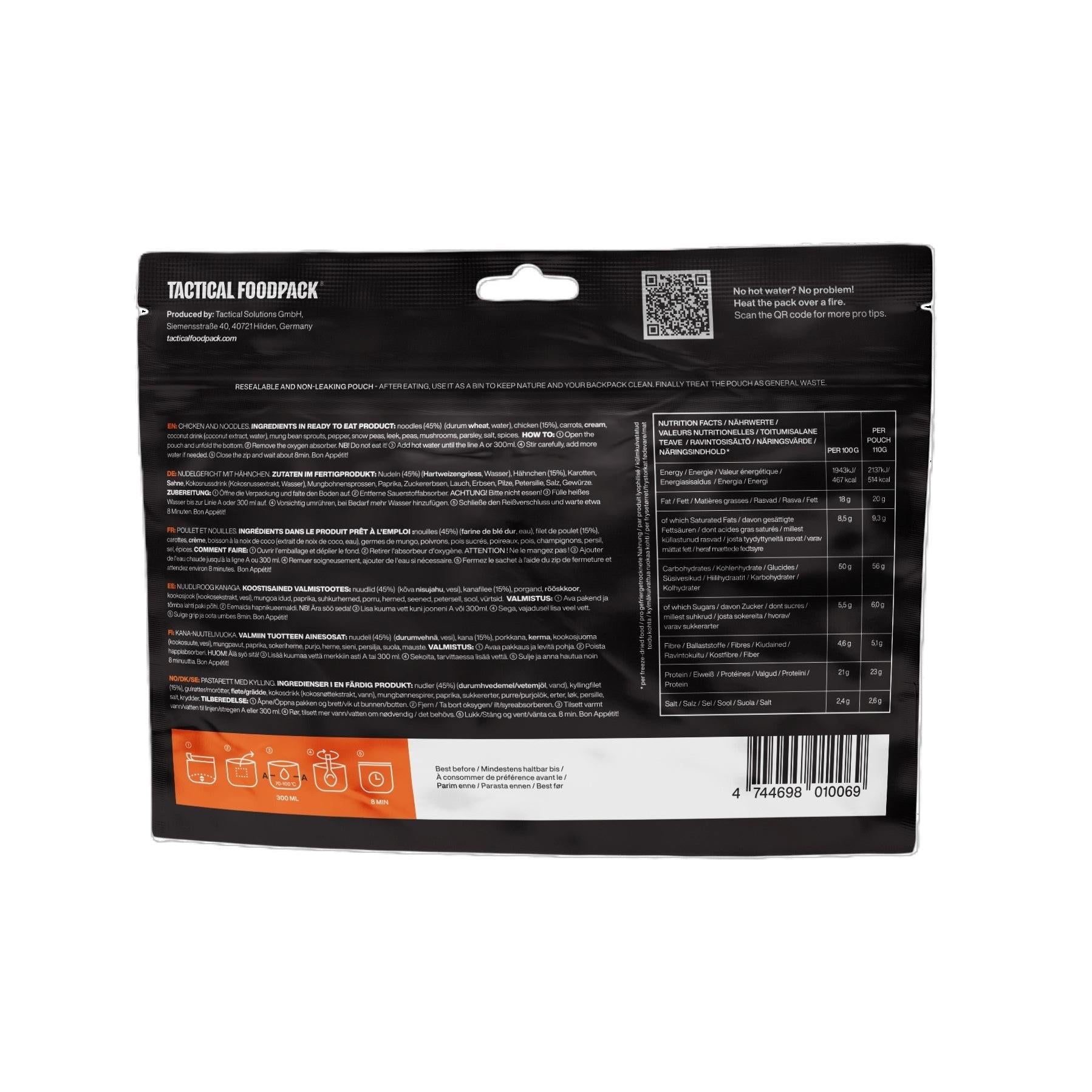 Tactical Foodpack - Weekpack Alpha Feltration, 21 måltider - Billede nr. 8 - ReadyBox.dk