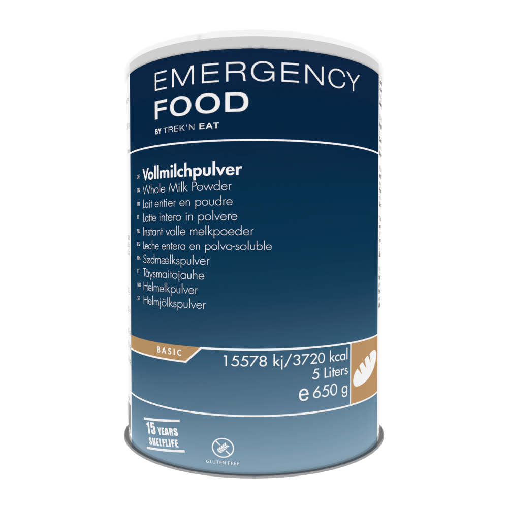 Trek'n Eat - Emergency Food Instant Sødmælkspulver, 5 Liter - Billede nr. 1 - ReadyBox.dk