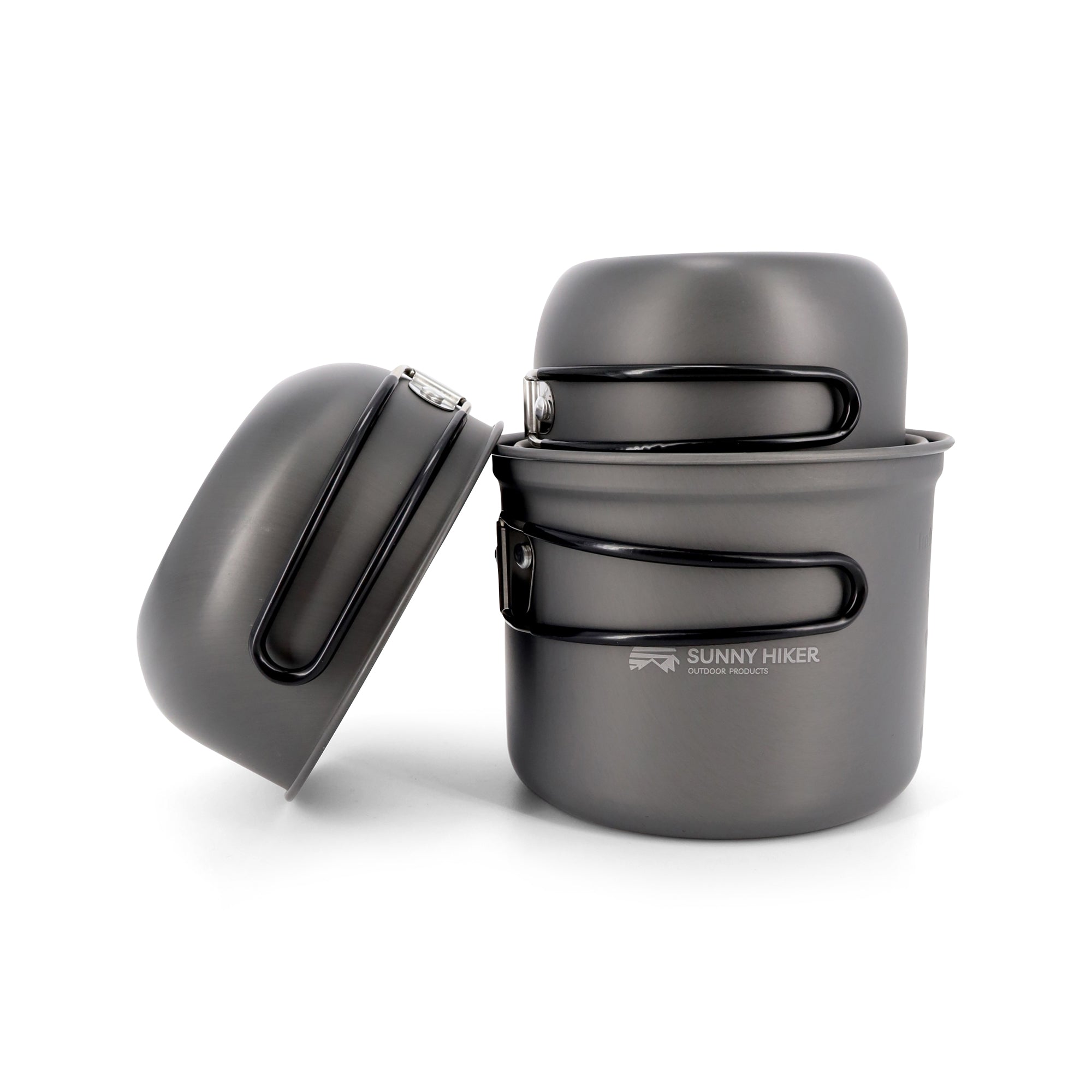 Sunny Hiker - Grydesæt Hard Anodized (4 stk) - Billede nr. 1 - ReadyBox.dk