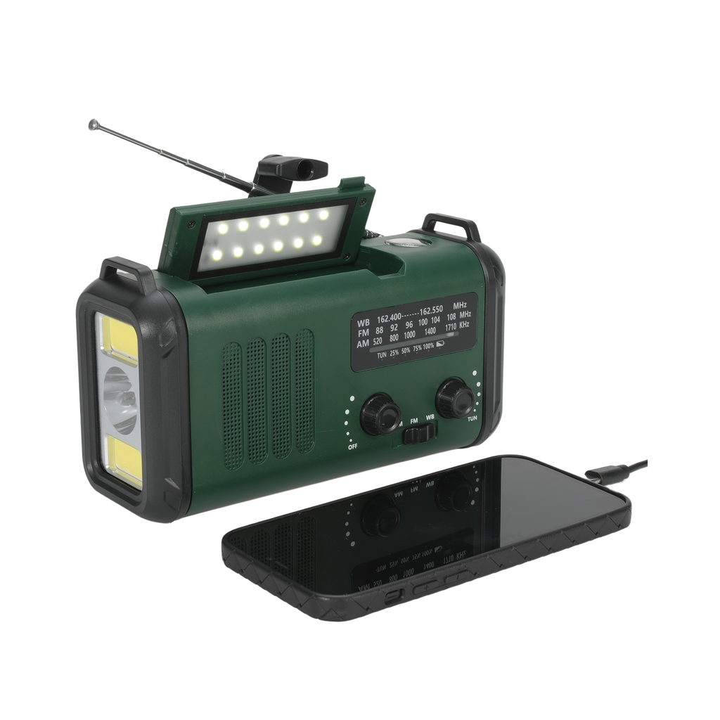 Sunny Hiker - Nødradio 10.000 mAh USB-C - Billede nr. 1 - ReadyBox.dk