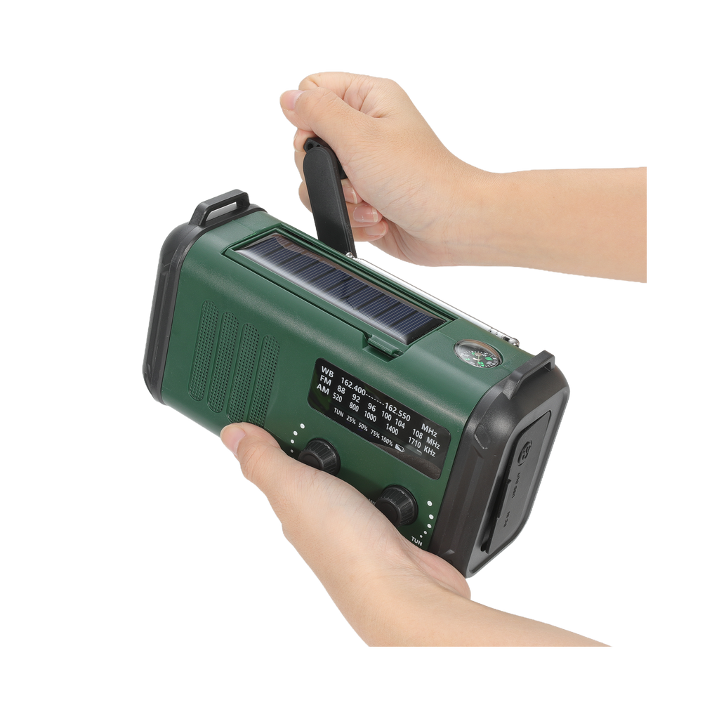 Sunny Hiker - Nødradio 10.000 mAh USB-C - Billede nr. 2 - ReadyBox.dk