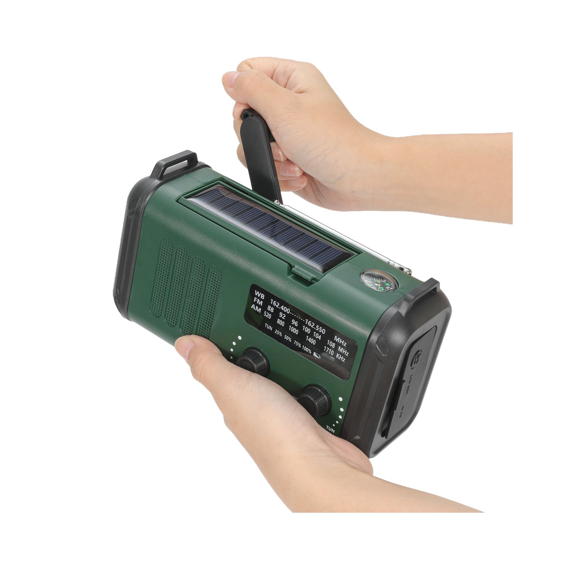 Sunny Hiker - Nødradio 10.000 mAh USB-C - Billede nr. 2 - ReadyBox.dk