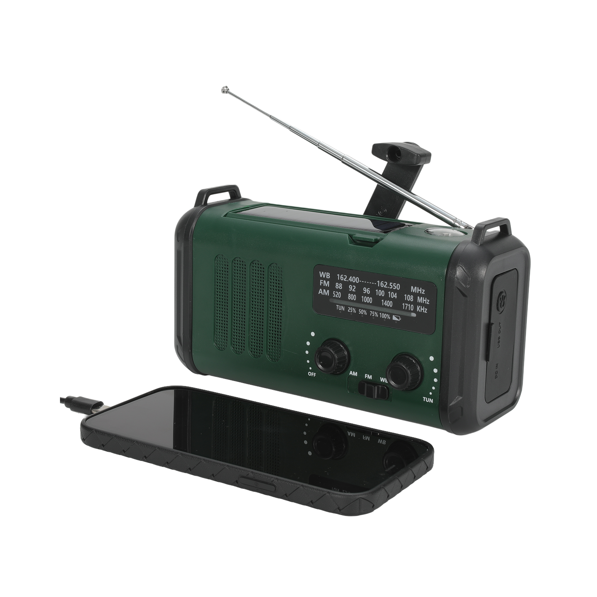 Sunny Hiker - Nødradio 10.000 mAh USB-C - Billede nr. 7 - ReadyBox.dk