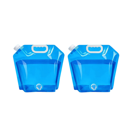 2 stk vandbeholdere a 10 liter med tappehane og praktisk håndtag. BPA-fri.