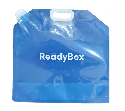 Readybox vandbeholder, BPA-fri, med praktisk håndtag - 10L - Inkl. Logo