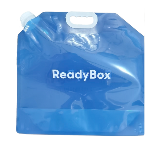 Readybox vandbeholder, BPA-fri, med praktisk håndtag - 10L - Inkl. Logo