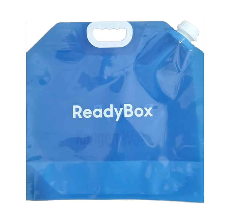 Readybox vandbeholder, BPA-fri, med praktisk håndtag - 10L - Inkl. Logo
